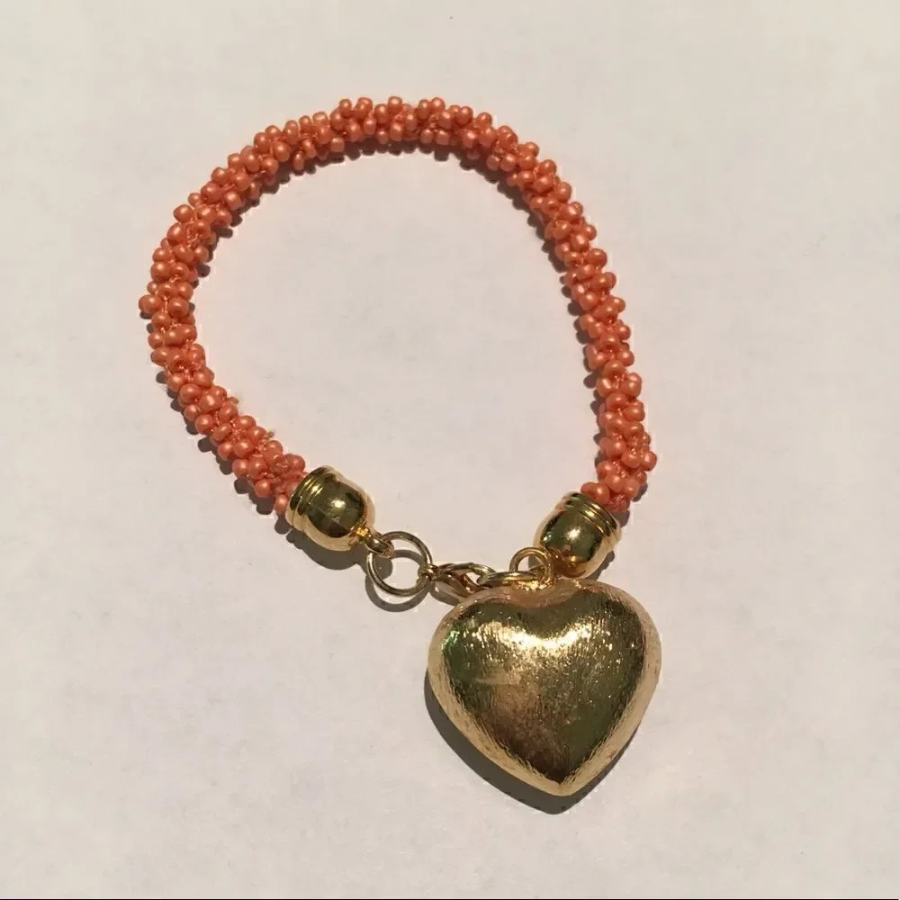 Colombian Handmade heart bracelet